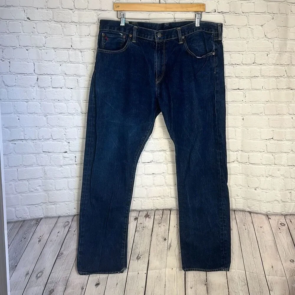 Polo Ralph Lauren Mens Straight Leg Jeans Denim Final Destination size W38 x L32